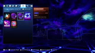 Cosmosis Cobalt Goal Explosion ROCKET LEAGUE [upl. by Janine134]