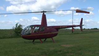 Robinson R44 start and take off [upl. by Idihc889]