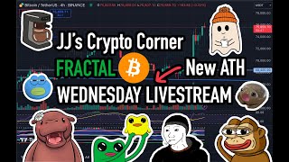 JJs Crypto Corner  Wednesday Livestream  Election Results are in and our bags are pumped [upl. by Bunch]