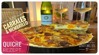 🇪🇸 Kürbis Quiche mit spanischen Cabrales Käse amp Membrillo 🇪🇸 [upl. by Truelove]