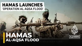 Hamas launches Operation Al Aqsa Flood [upl. by Laws]