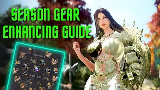 BDO  Complete Season Gear Guide  StepbyStep Enhancing Guide for Tuvala [upl. by Jadwiga845]