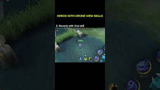 Drone view by mlbb heros mobilelegends mlbb mlbbedit mlbbdroneview [upl. by Nivrac]