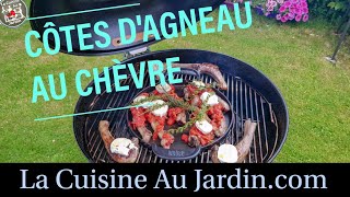 CÔTES DAGNEAU AU CHÈVRE AU BARBECUE [upl. by Lauber]