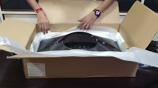 Samsung Odyssey G5 Gaming Moniter 685cm 27inch QHD 2560×1440 165Hz 1msMPRT Unboxing HDR10 HDMI DP [upl. by Holub]