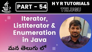 P54  Iterator ListIterator amp Enumeration in Java  Collections  Core Java  Java Programming [upl. by Anilef]