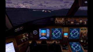 Flight Simulator FSX Cathay Pacific 777 landing KSFO [upl. by Venable265]