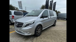 MercedesBenz Vito 20 119 CDI Sport Crew Van GTronic RWD L2 Euro 6 [upl. by Keavy]