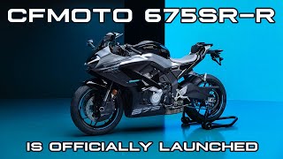 CFMOTO 675SRR is officially launched  Commentary [upl. by Enaek789]