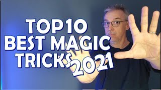 Magic Question  The TOP 10 MAGIC TRICKS of 2021 [upl. by Nylacaj]