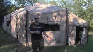 US Military GP Tent  Quick Review [upl. by Neill]