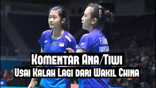 Komentar ana Tiwi Usai Kalah dari Wakil China di Semifnal Korea Masters 2024 [upl. by Odnalro52]