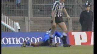 Newcastle 1 Wimbledon 3  FA Cup 198788  second half and postmatch interview [upl. by Creight]