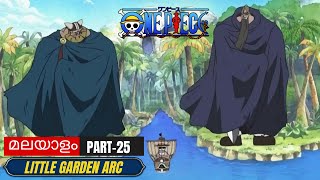 One Piece മലയാളം Explanation  Part25  Episode 75  77  Little Garden Arc [upl. by Trixie710]