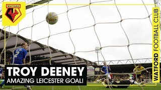 TROY DEENEY  AMAZING LASTMINUTE GOAL V LEICESTER SENDS WATFORD TO WEMBLEY [upl. by Luigi]