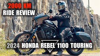 2024 Honda Rebel 1100 Touring DCT  Ride Review [upl. by Airogerg]