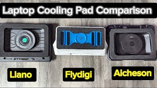 I Tested Top 3 Laptop Cooling Pads  Llano V12  Flydigi BS1  Aicheson K1  Comparison  Gaming [upl. by Rexford]