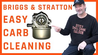 Easiest Way To Clean A Metal Briggs Carburetor [upl. by Amelita]