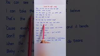 Dance The Night Away Song Lyrics love music song lyrics dualipa trending hit shorts [upl. by Chelsea]