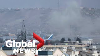 Afghanistan crisis Multiple fatalities after explosions rock Kabul airport area [upl. by Brandais457]