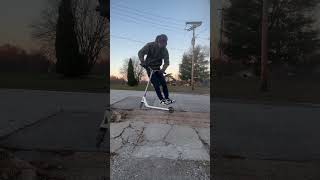 Landed my first heel whip scooterfun scooters tricks newtrick [upl. by Lilli]