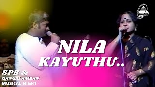 Nila Kayuthu  SPB And Gangai Amaran Musical Night [upl. by Alburga467]