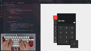 ASMR Programming  Calculator App Coding  No Talking [upl. by Eizdnil]