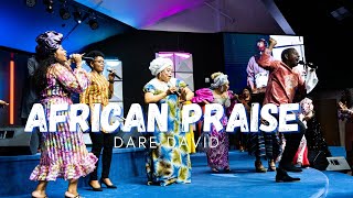 Dare David  African Praise Medley  March 2022 Thanksgiving  RCCG HGE Texas [upl. by Aynatal]