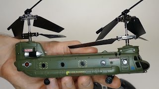 Mini Chinook RC Helicopter  Syma S026 [upl. by Brucie845]