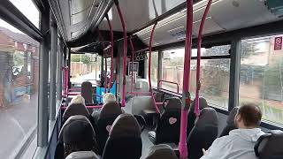 Bridgwater bus ride today11924 [upl. by Sihon590]