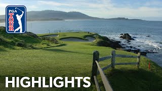 Highlights  Round 1  ATampT Pebble Beach 2019 [upl. by Milissent]