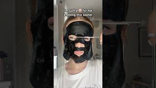 face mask hack for my fellow pea heads skincarehack honeyroseloves [upl. by Timrek]