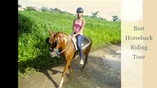 Horseback Riding Hacienda Carabalí Puerto Rico [upl. by Ainirtac]