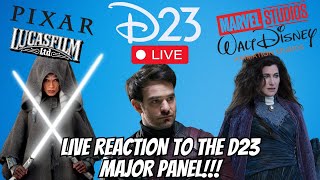 🔴D23 MAJOR PANEL REACTION MARVEL STAR WARS PIXAR amp MORE [upl. by Reinhardt]