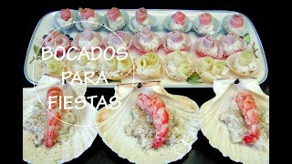 Bocados para fiestas con base de arroz muchos gustos Facilísimo  Acqua Rosa Recetas [upl. by Lellih]