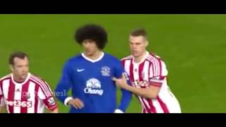 Marouane Fellaini  Fights Red Card Mad Moments Everton  Man UTD Belgium [upl. by Durkin]