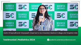 Testimonial by Kashvi Khapra  Pediatric 2024 [upl. by Marlow]