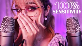 ASMR  100 SENSITIVITY CUPPED WHISPERS UpClose EartoEar Brain Tingles [upl. by Zilvia]