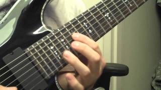 Born Of Osiris  Follow The Signs Solo Tutorial [upl. by Glogau]