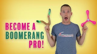 BEST quotHOW TO THROW A BOOMERANGquot TUTORIAL [upl. by Dian]