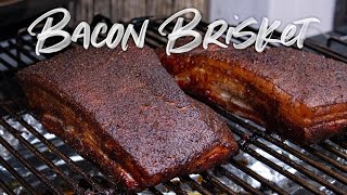 Bacon Brisket  Parijs buikspek 20 van de BBQ [upl. by Corabelle644]