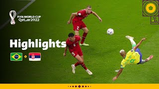 STUNNING Richarlison goal  Brazil v Serbia highlights  FIFA World Cup Qatar 2022 [upl. by Harleigh710]