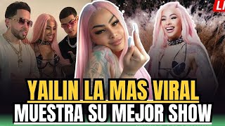 YAILIN LA MAS VIRAL ROMPE TARIMA EN CONCIERTO DE DJ ADONIS TEKASHI 6IX9INE HACE HOMENAJE [upl. by Aedni]