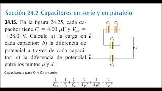 Capacitores en serie y paralelo  ejemplos y ejercicios resueltos [upl. by Niad]