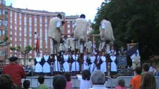 Les échassiers Landais Lous Crabots en Espagne [upl. by Budding]