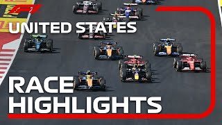 Race Highlights  2024 United States Grand Prix [upl. by Aihsitan449]