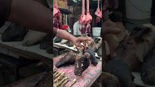 Liver Set 300 Boti Set 300 Head 350 4 Legs 300 Saidabad Market Hyderabad viral mutton shorts [upl. by Ahseen]