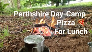 A DAY CAMP IN A PERTHSHIRE BIRCHWOOD WE WERE BEING WATCHED [upl. by Ahterod]