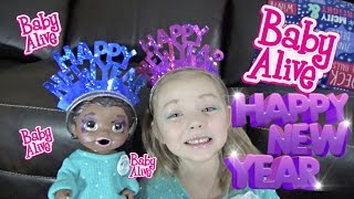 BABY ALIVE gets a MAKEOVER BABY ALIVE Celebrates NEW YEARS The Lilly and Mommy show [upl. by Annayrb]