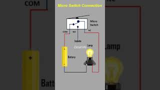 Micro Switch ConnectionCircuitInfo [upl. by Nnylyoj]